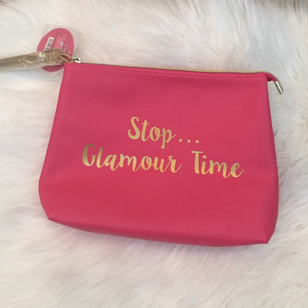 Large Pink makeup bag